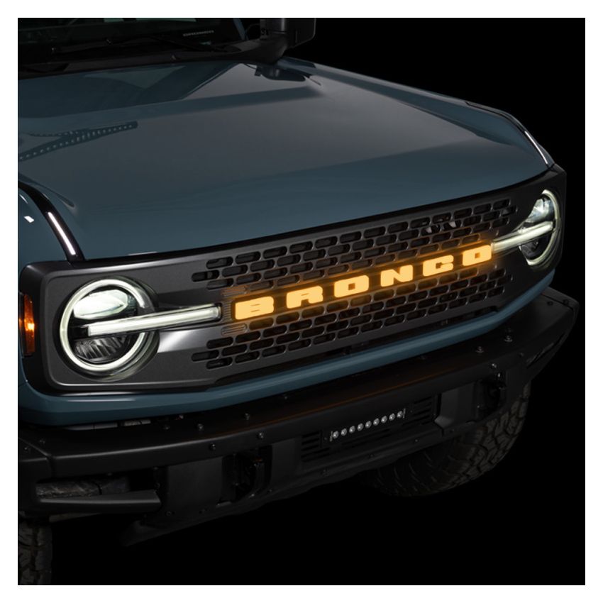 Putco 92851 21-23 Ford Bronco Emblem (Does Not Fit Front Camera Models)