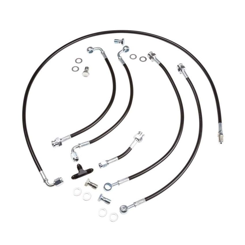 Chase Bays CB-MIATA-FW 89-05 Mazda Miata MX-5 NA/NB Caliper Brake Lines - Front & Rear Lines