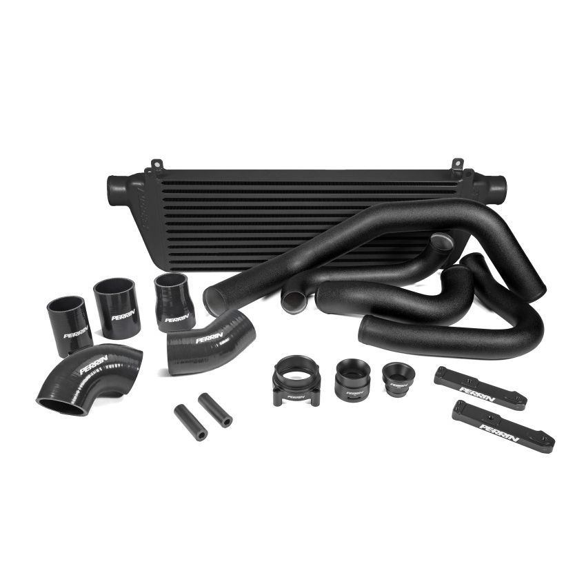 Perrin 22-23 Subaru WRX Front Mount Intercooler Kit (Black Tubes & Black Core)