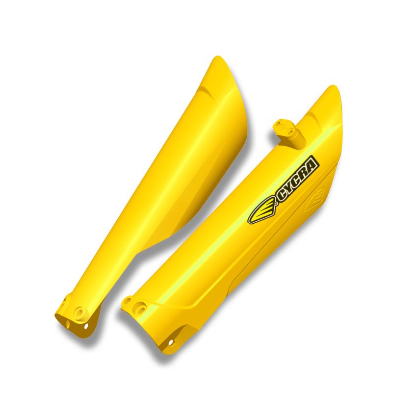 Cycra 1CYC-6908-56 15-23 Husqvarna FC/FE/FX/TC/TE/TX Fork Guards - OEM Yellow