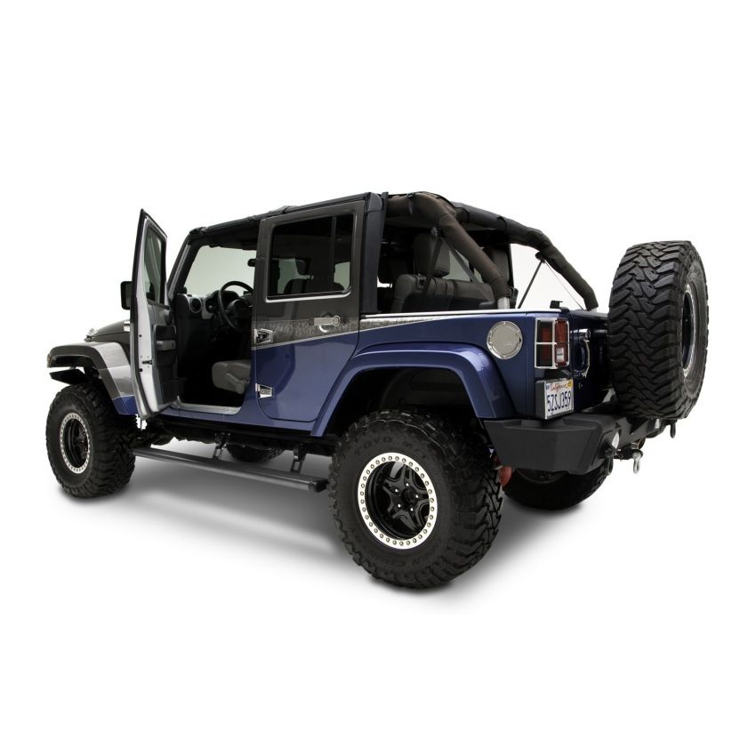 AMP Research 75122-01A 2007-2017 Jeep Wrangler JK 4 Door PowerStep - Black