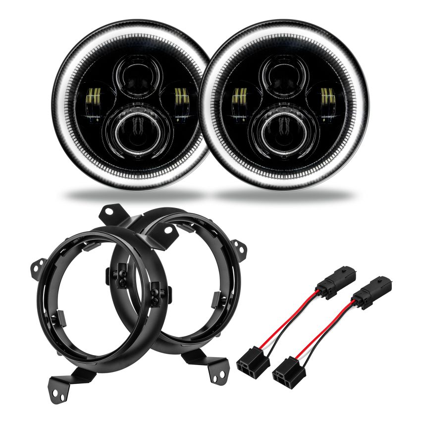 Oracle Lighting 5769J-001 Jeep Wrangler JL/Gladiator JT 7in. High Powered LED Headlights (Pair)-White