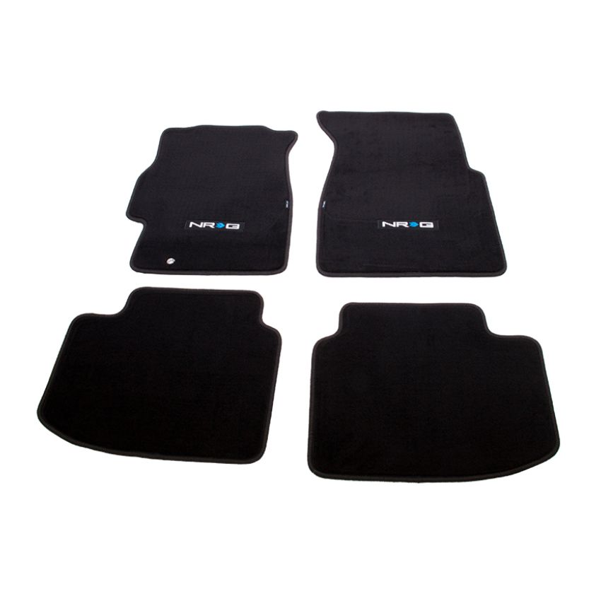 NRG Floor Mats - 96-00 Honda Civic 2DR & 3DR (EK9 Logo) - 4pc.