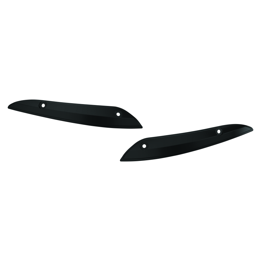 Kuryakyn 2633 Windshield Side Trims Gloss Black