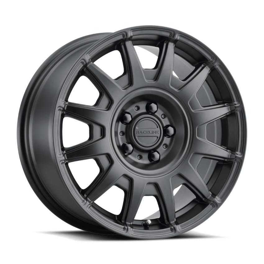 Raceline 401B Aero 18x8in / 5x100 BP / 40mm Offset / 72.62mm Bore - Satin Black Wheel