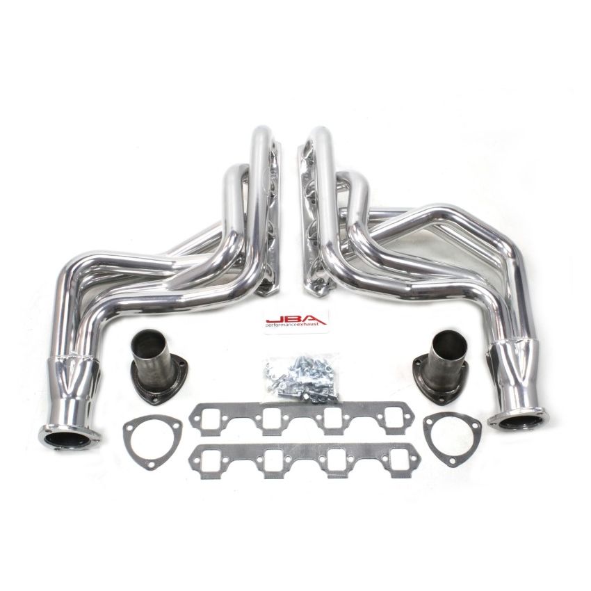 JBA 65-73 Ford Mustang 260-351W (w/Mustang II Suspension) 1-3/4in Primary Sliver Long Tube Header