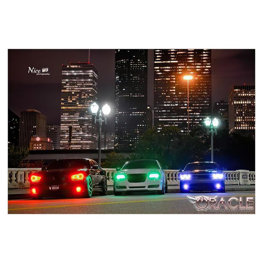 Oracle Lighting 2642-333 ColorSHIFT(tm) Halo Kit, w/ DRL, ColorSHIFT(tm) 2.0