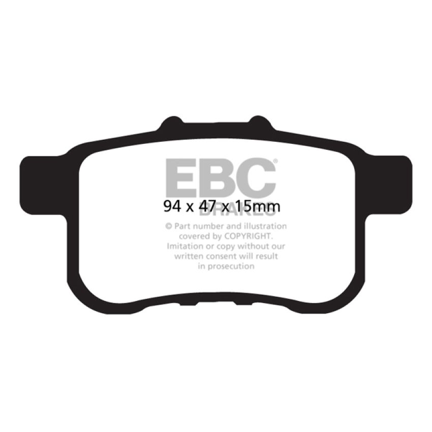 EBC UD1336 09-14 Acura TSX 2.4 Ultimax2 Rear Brake Pads