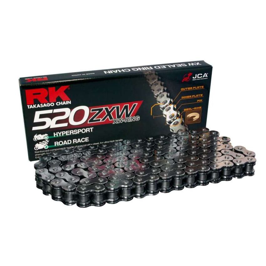 RK Chain BL520ZXW-120 BL520ZXW-120L XW-Ring - Black Scale