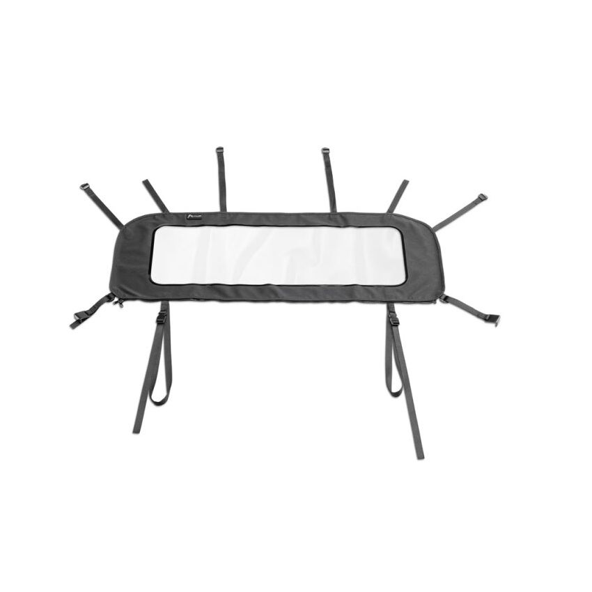 Rampage 990035 2007-2018 Jeep Wrangler(JK) Windbreaker - Black Diamond