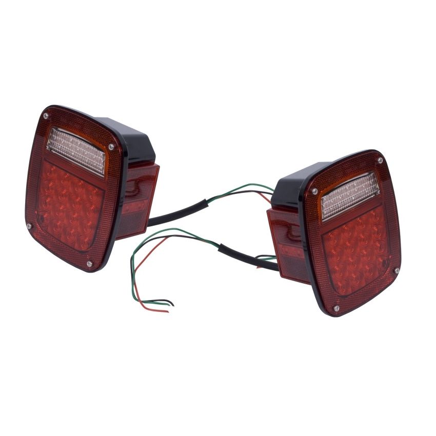 Rugged Ridge LED Tail Light Set 76-06 Jeep CJ Jeep Wrangler
