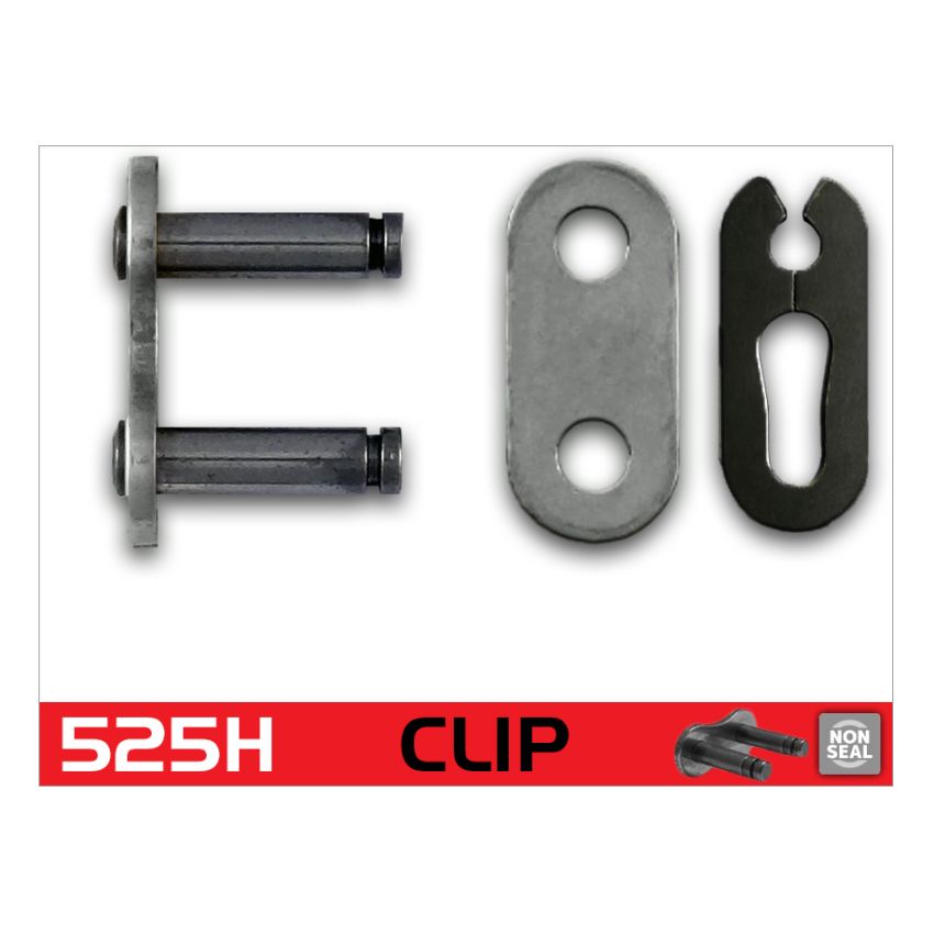 RK Chain 525H-CL 525H Clip Link - Natural