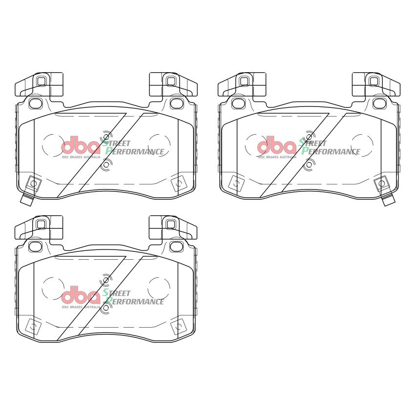 DBA DB15003SP 2018+ Kia Stinger V6 Twin Turbo SP Performance Front Brake Pads