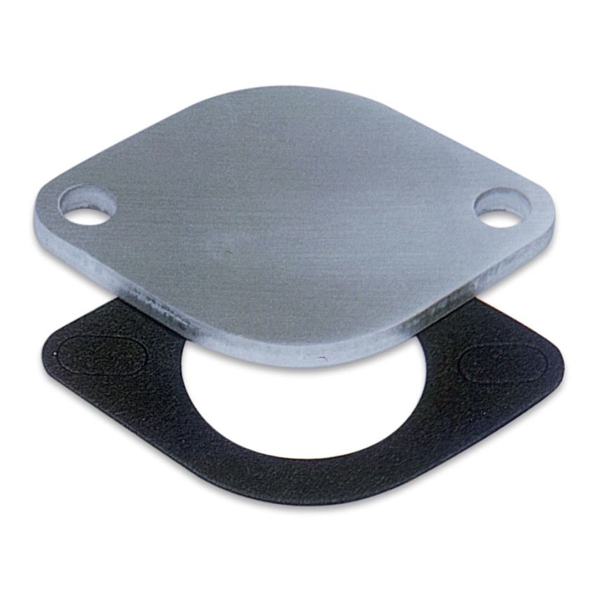 Moroso 63471 Chevrolet V8/90 Degree V6 Waterneck Block-Off Plate - 1/2in - Aluminum