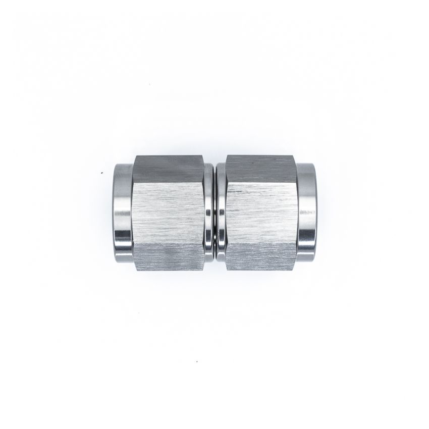 DeatschWerks 6-02-0210 8AN Female Flare To 8AN Flare Female Swivel - Anodized Titanium