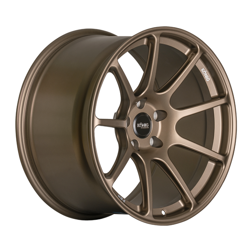 Konig F5RN8514358 Forged F5R 18x9.5 5x114.3 ET35 Satin Bronze Wheel (Knurled Bead)
