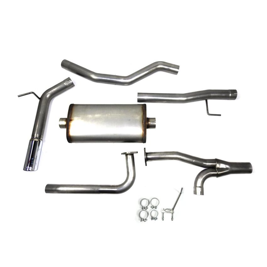 JBA 40-1402 16-20 Nissan Titan XD (Excl Long Bed) 5.6L 409SS Single Rear Exit Cat-Back Exhaust