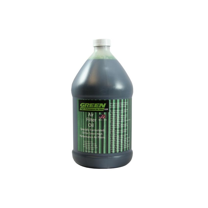 Green Filter USA 2814 Green Air Filter Synthetic Oil; 1 gallon (Green)