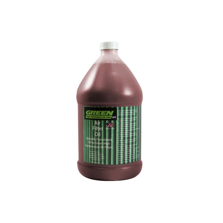 Green Filter USA 2819 Green Air Filter Synthetic Oil; 1 gallon (Red)