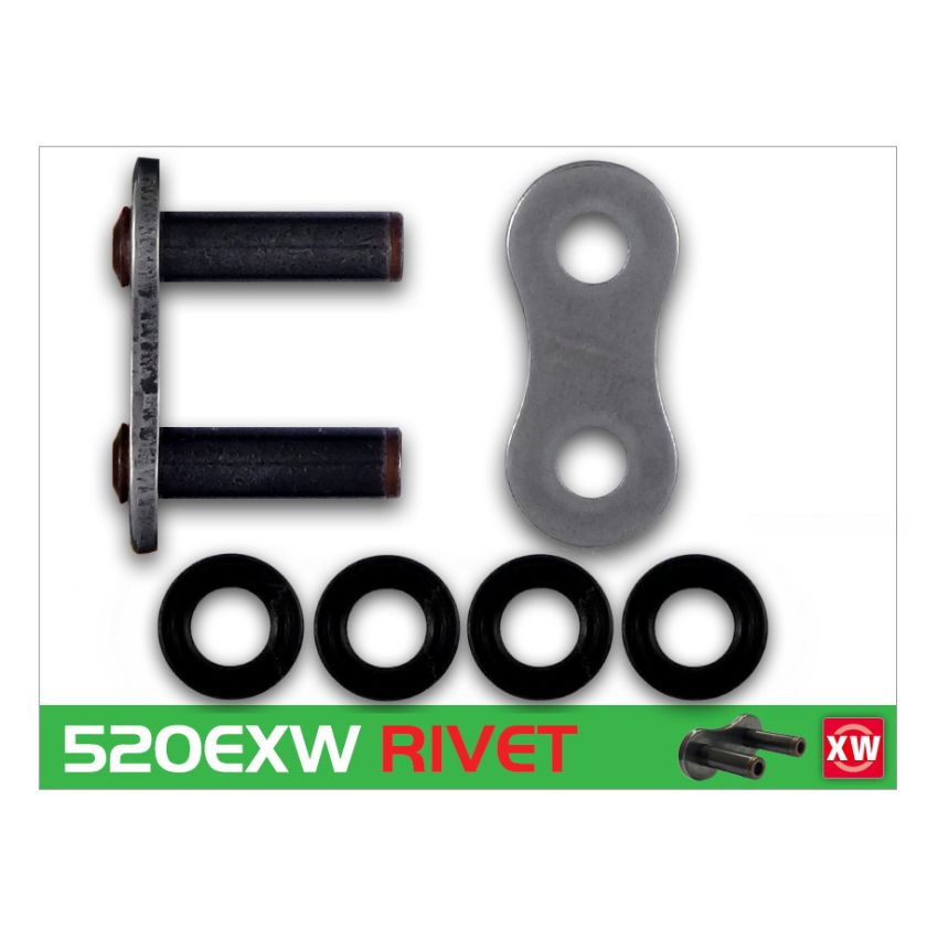 RK Chain 520EXW-RL 520EXW Rivet Link - Natural