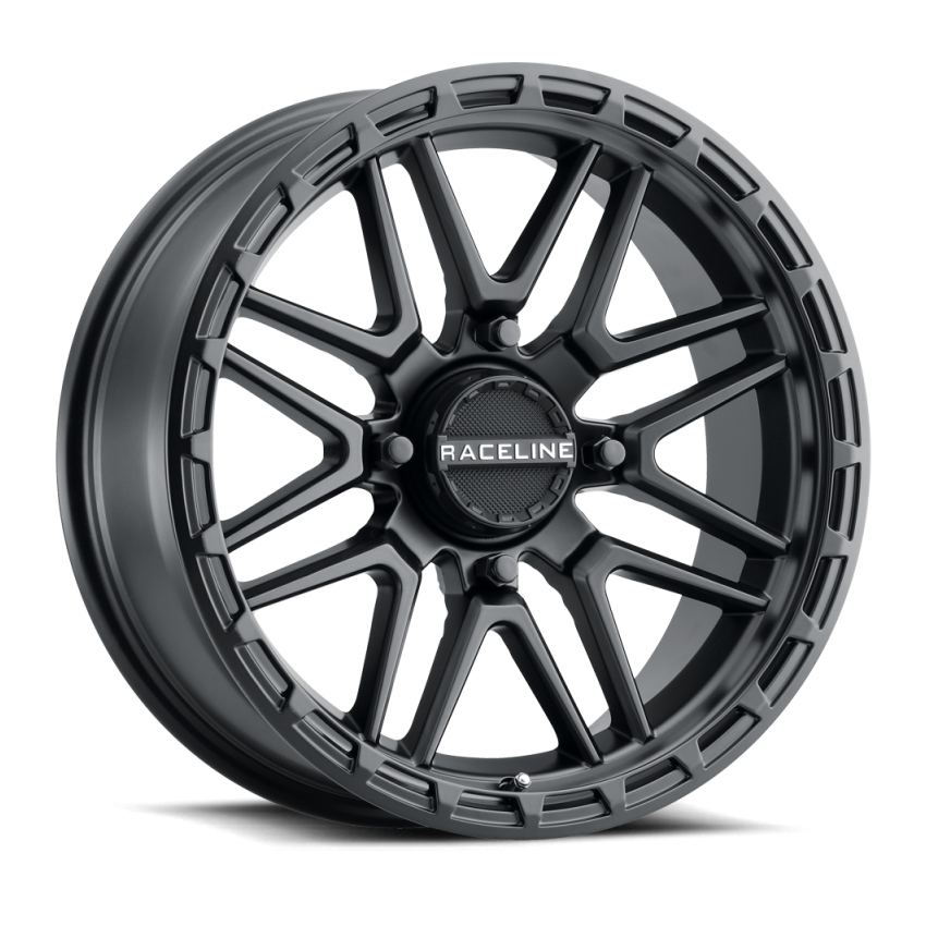 Raceline A11B Krank-Xl 18x7in / 4x137 BP / 0mm Offset / 110.18mm Bore - Satin Black Wheel