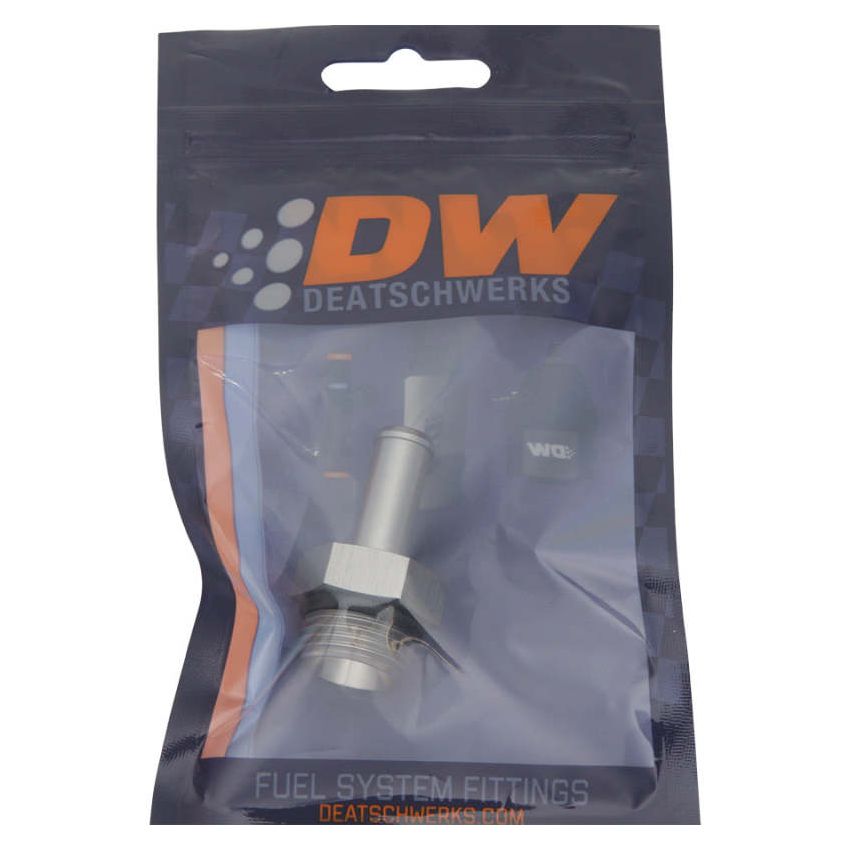 DeatschWerks 8AN ORB Male to 3/8in Barb Fitting (Single Barb - Incl O-Ring)