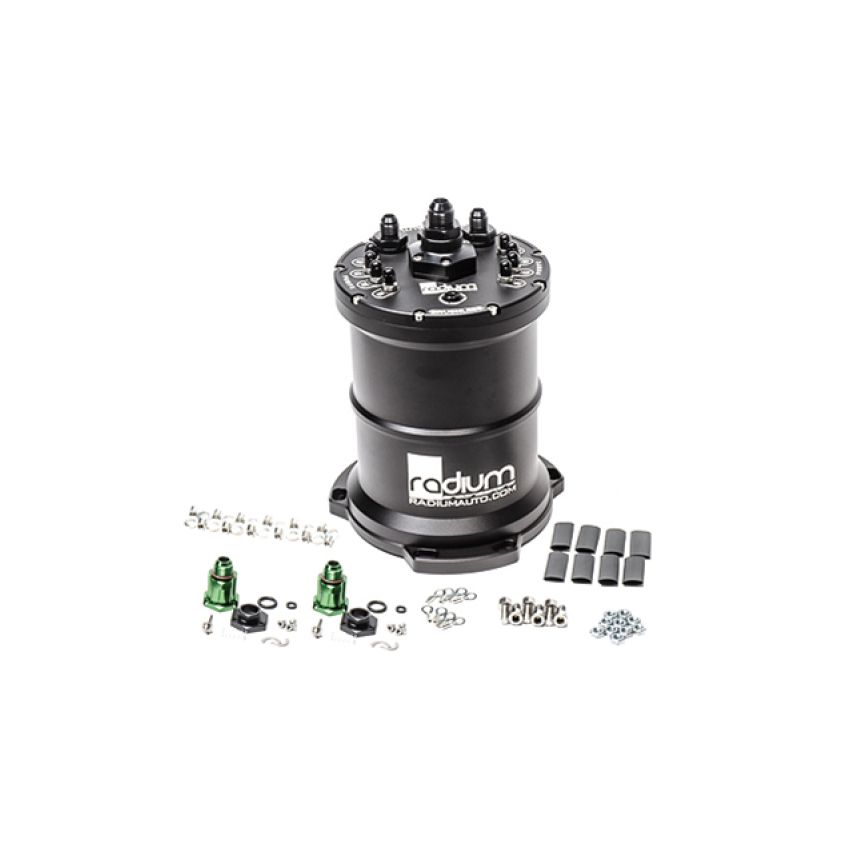 Radium Engineering 20-0443-00 Radium Multi-Pump Ti Automotive E5LM Fuel Surge Tank Pumps Not Included