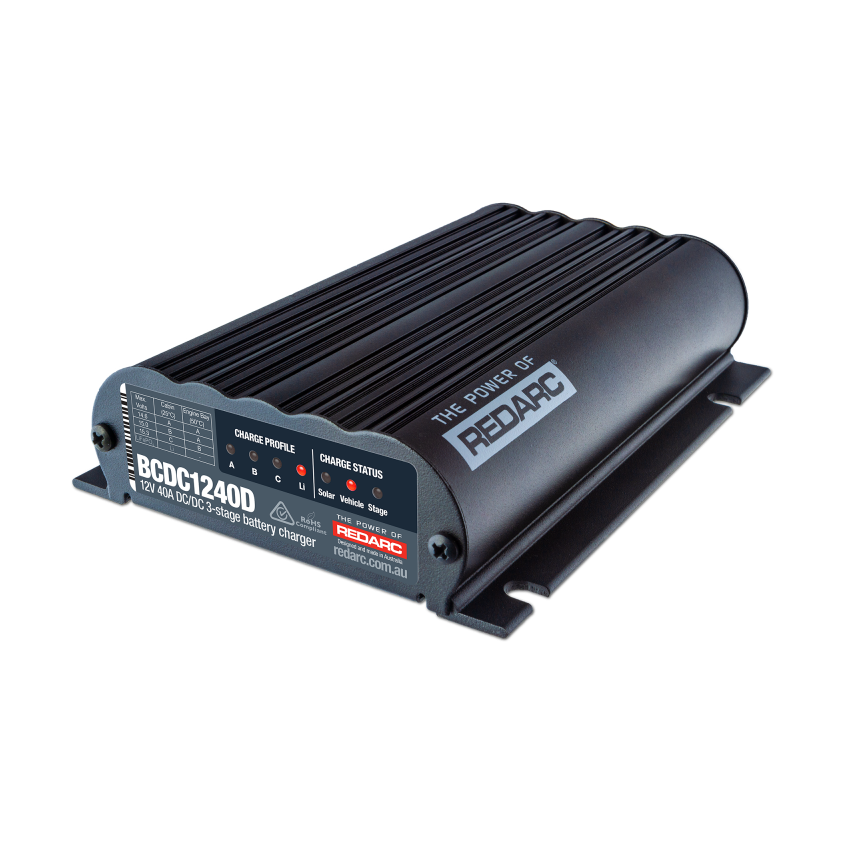 REDARC BCDC1240D DC/DC Dual Input In-Vehicle Battery Charger - 12V 40A
