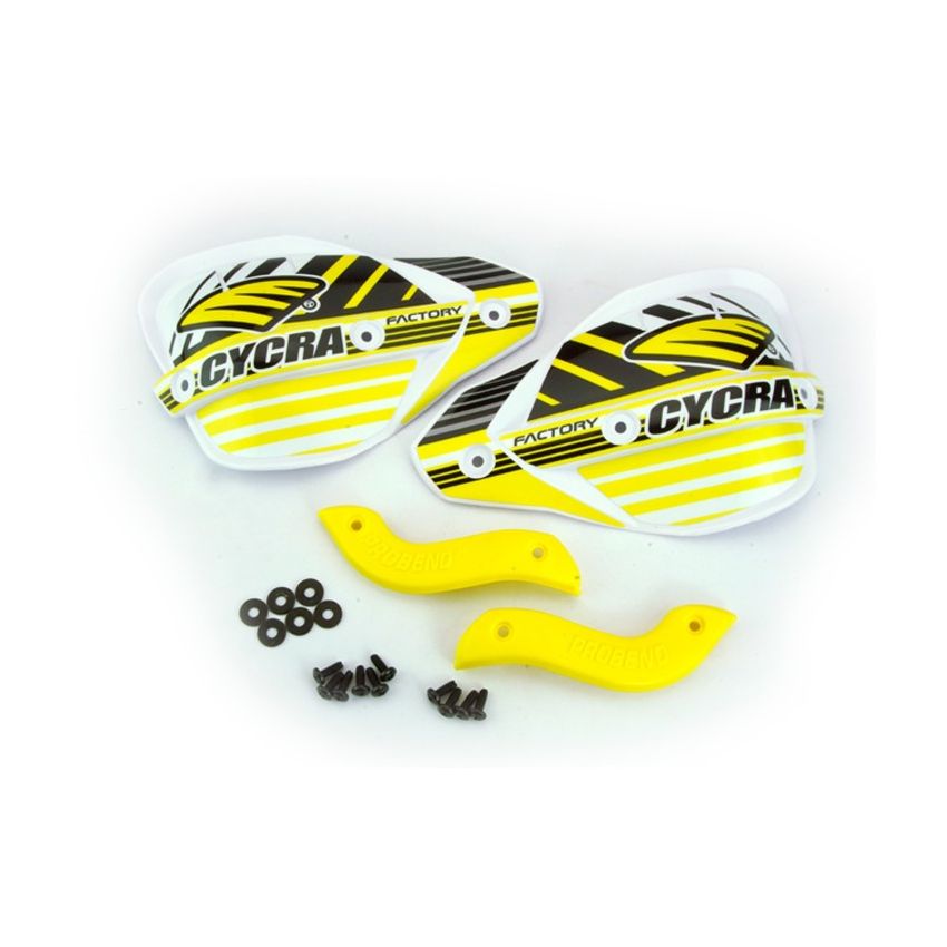 Cycra 1CYC-1016-55 Factory Enduro Handshield - Yellow