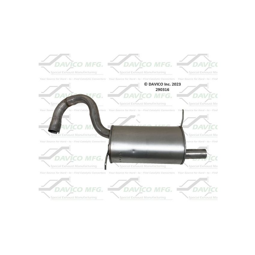 Davico Mfg 290316 Prebent exhaust pipe