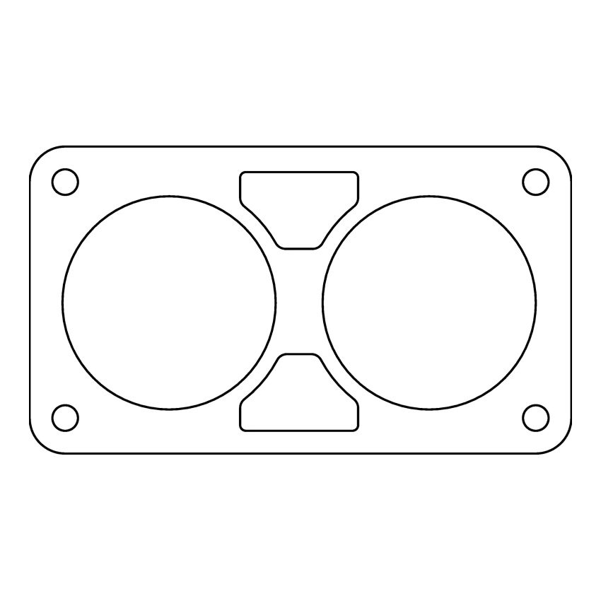 Cometic Chrysler Gen 3 6.1L 80mm Throttle Body Gasket .020in Fiber