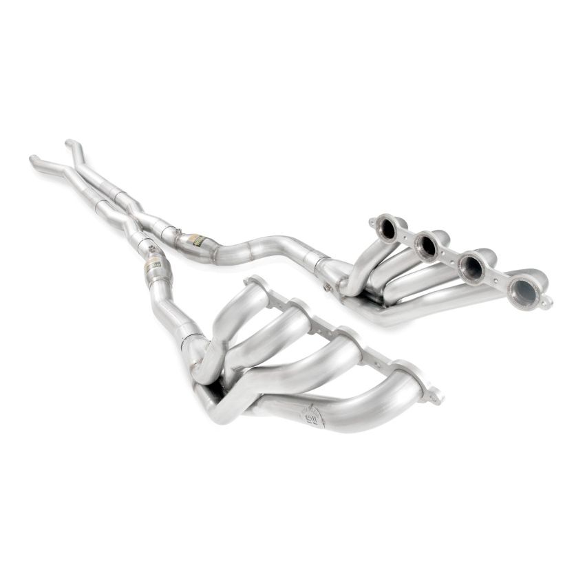 Stainless Works CTSV9HCAT 2009-15 Cadillac CTS-V Headers 2in Primaries High-Flow Cats 3in Leads X-Pipe Factory