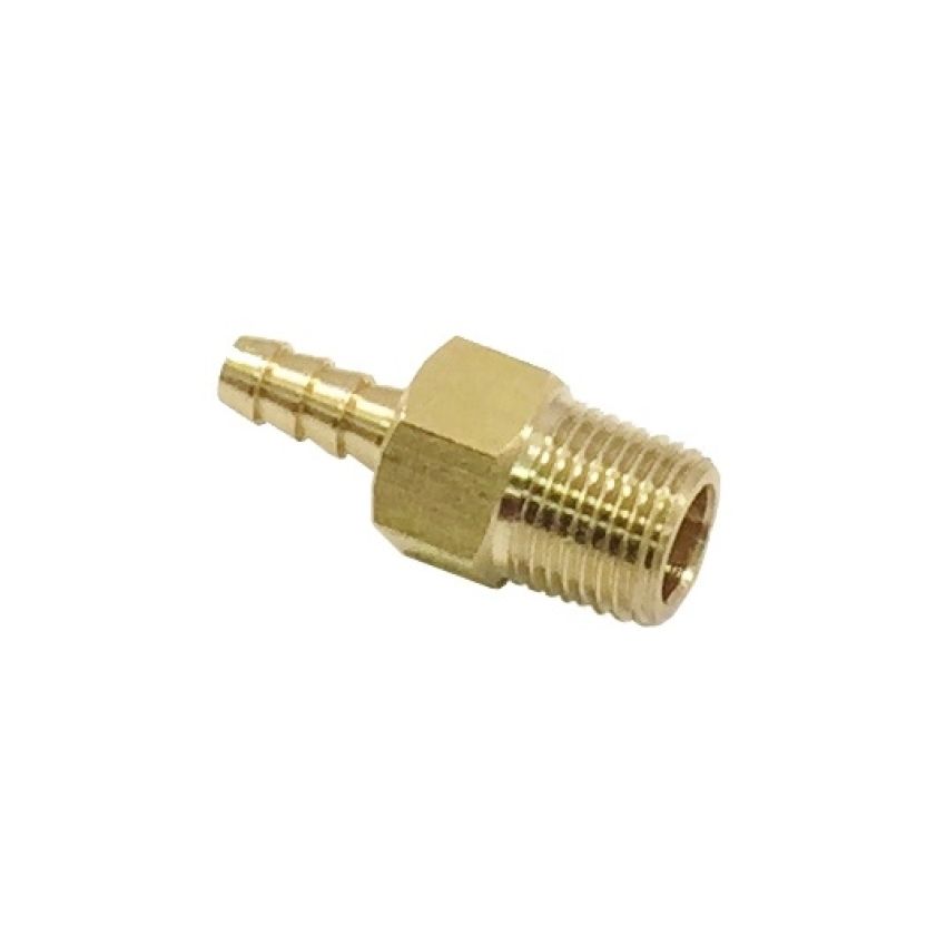Torque Solution Brass 1/8 in NPT Fitting: Universal Straight Barb