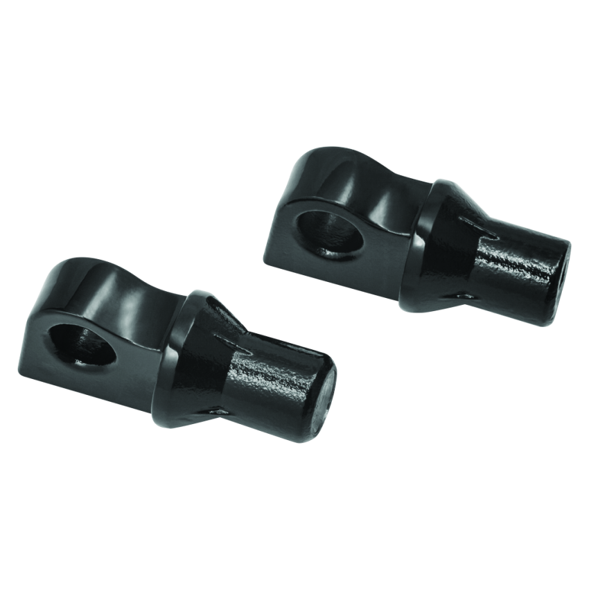 Kuryakyn 8890 Peg Adapter Harley-Davidson Male Mount Black