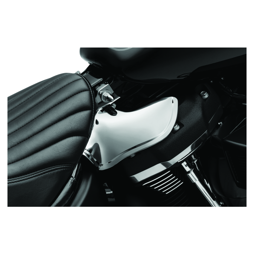 Kuryakyn 5789 Saddle Shields Heat Deflectors 18-Up Softail Models Smoke