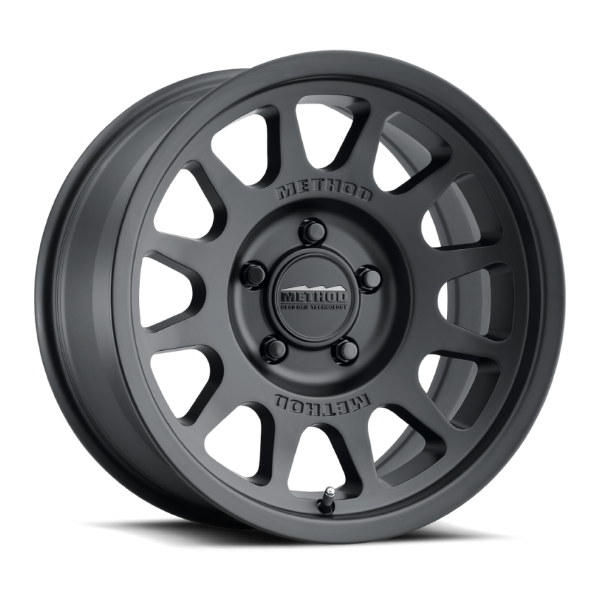 Method Wheels MR70377553550 Method MR703 17x7.5 +50mm Offset 5x130 78.1mm CB Matte Black Wheel