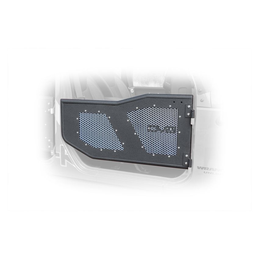 DV8 Offroad RDSTTB-FMS Aluminum Mesh Inserts For Front JK Rock Doors