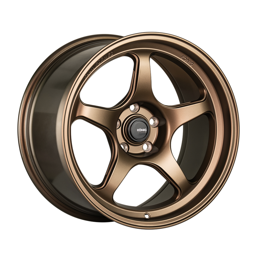 Konig HP95100358 Hyperspec 15x9 4x100 ET35 Matte Bronze Wheel (Knurled Bead)