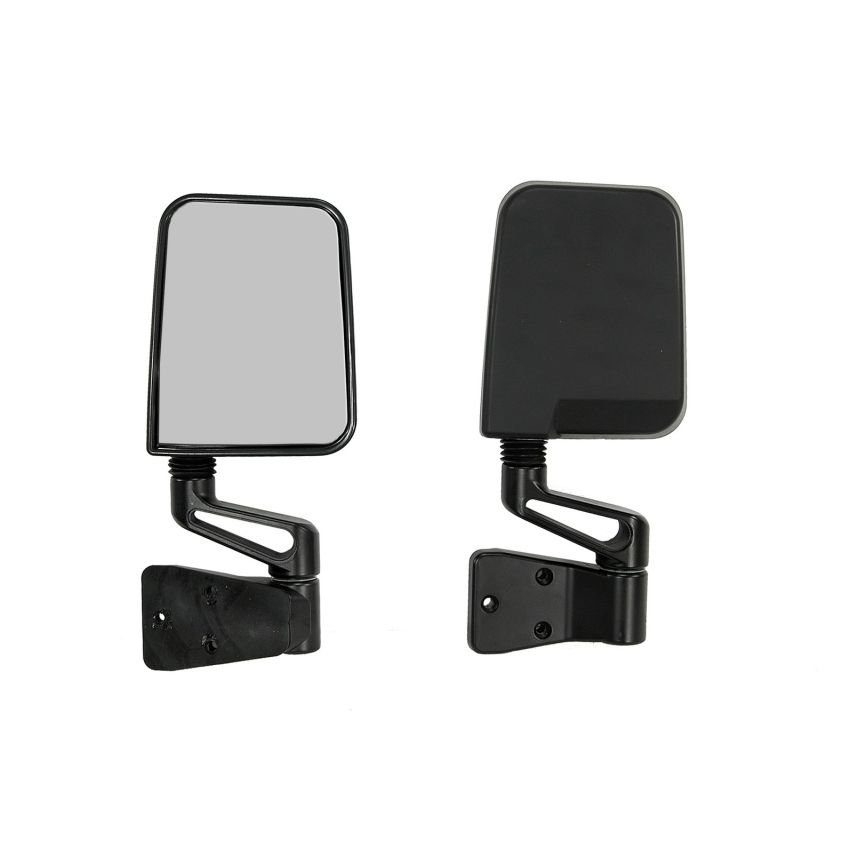 Rugged Ridge 87-02 Jeep YJ/TJ Black Door Mirror Kit