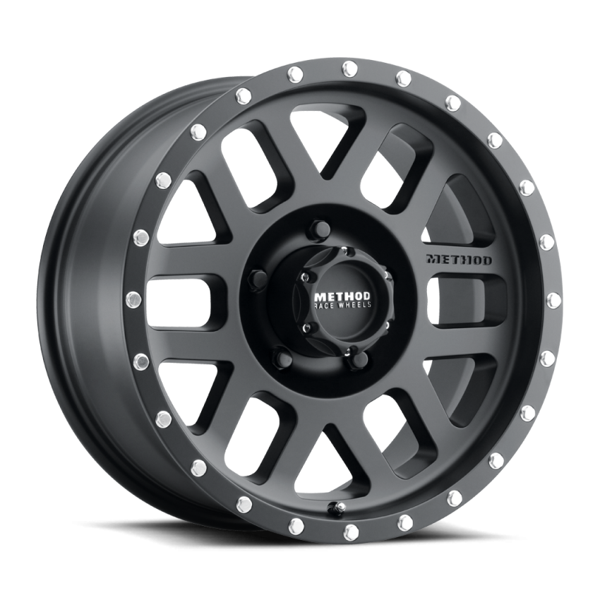 Method Wheels MR30689050512N Method MR306 Mesh 18x9 -12mm Offset 5x5 94mm CB Matte Black Wheel