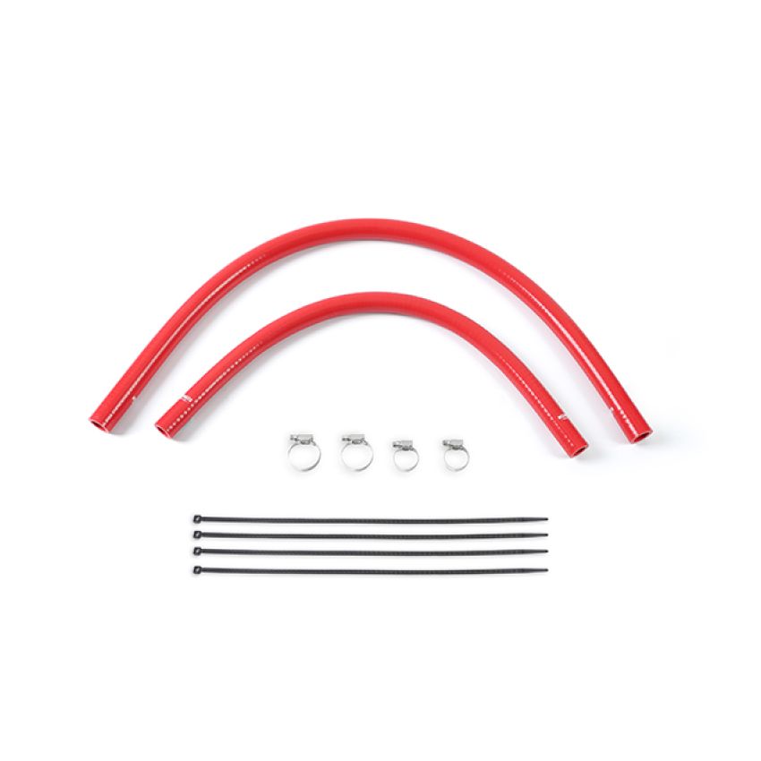 Mishimoto 91-01 Jeep Cherokee XJ 4.0L Silicone Heater Hose Kit - Red