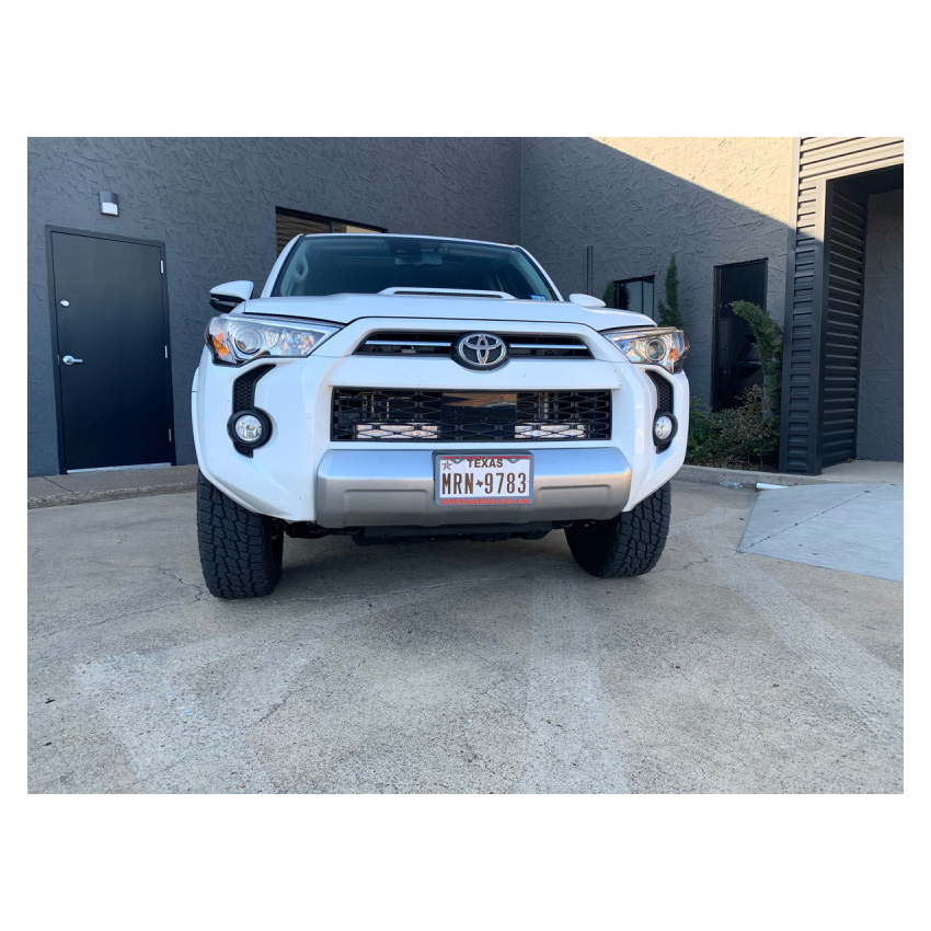 Cali Raised LED CR2485 Cali Raised 14-24 Toyota 4Runner 32In Hidden Grille LED Light Bar Brackets - One Combo Beam w/ Bar
