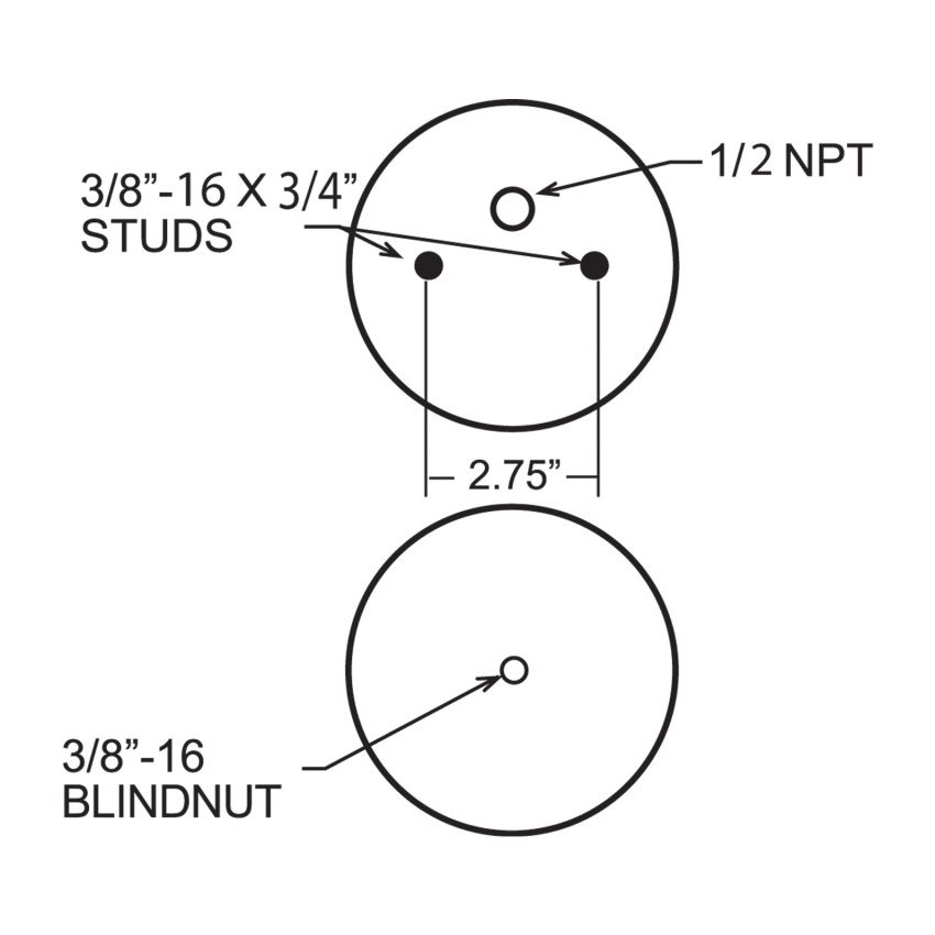 Firestone 6776 Ride-Rite Replacement Air Helper Spring 224C (W217606776)