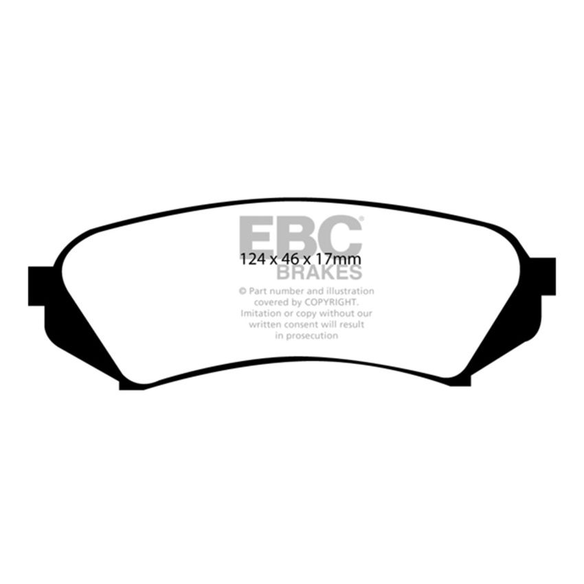 EBC DP61282 98-07 Lexus LX470 4.7 Greenstuff Rear Brake Pads
