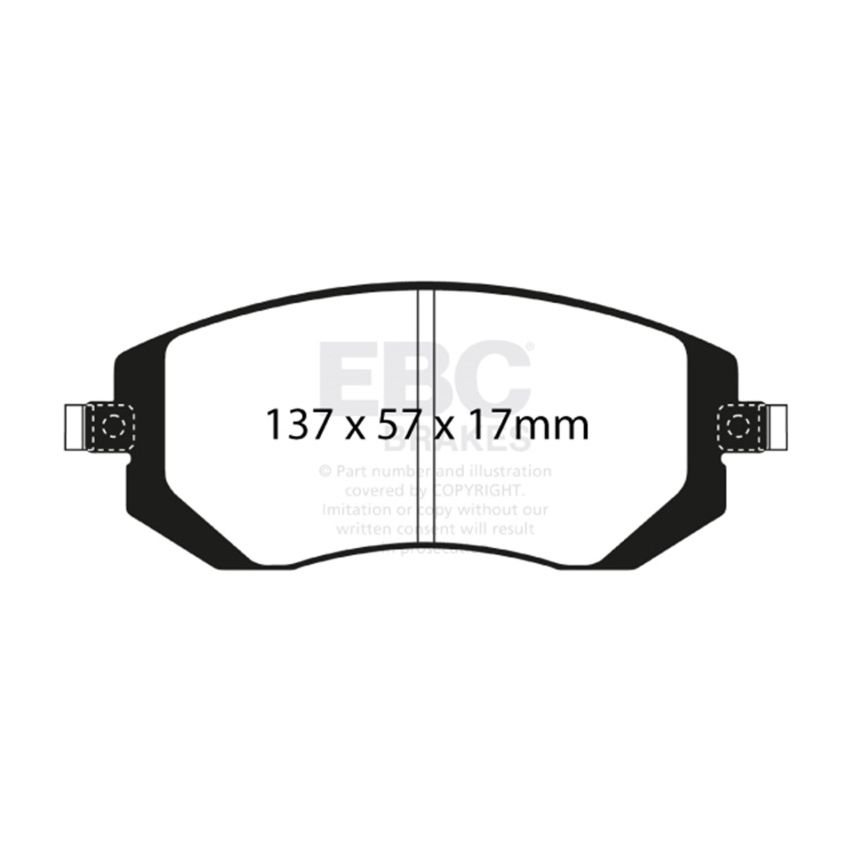 EBC 04-06 Saab 9-2X 2.0 Turbo Ultimax2 Front Brake Pads