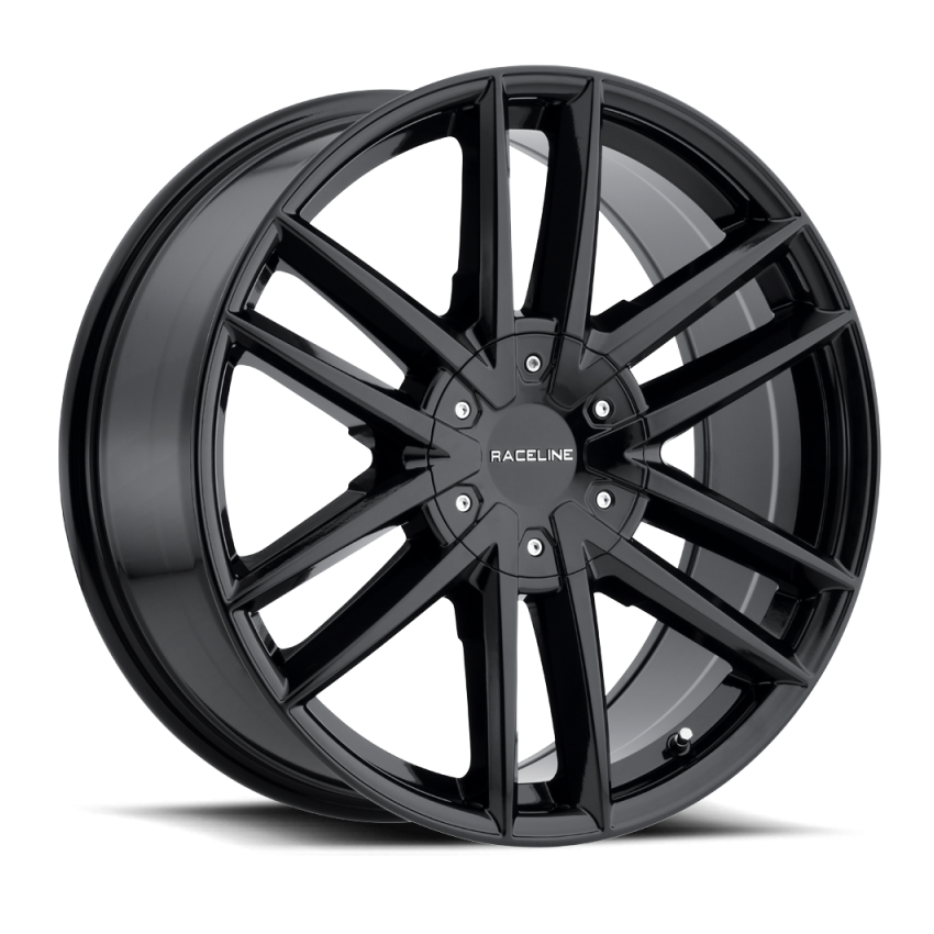 Raceline 158B Impulse 18x8in / 5x114.3/5x127 BP / 35mm Offset / 78.1mm Bore - Gloss Black Wheel