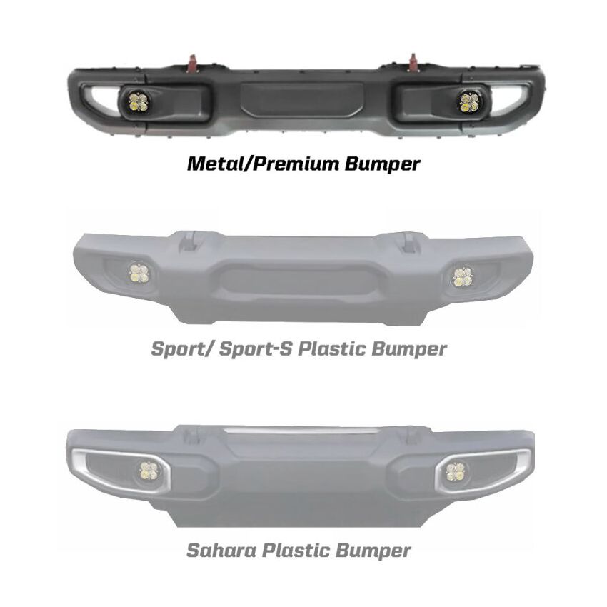 Baja Designs 447068 Squadron-R Sport Fog Pocket Light Kit