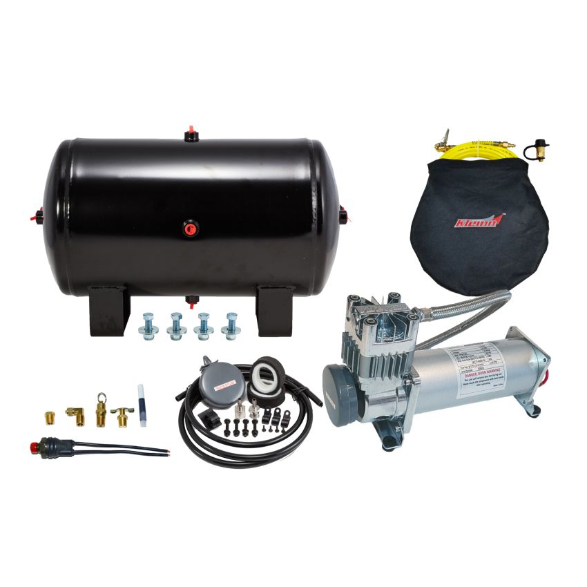 Kleinn Air Horns 6450 Kleinn Air System w/ 150 PSI Waterproof/ 100 Percent Duty Cycle Air Compressor / 5.0 gal Air Tank