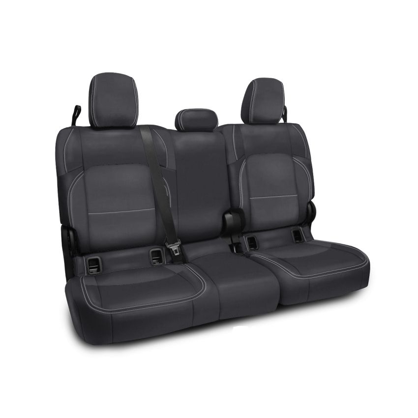 PRP 2020+ Jeep Gladiator JT Rear Bench Cover with Cloth Interior - Black/Grey
