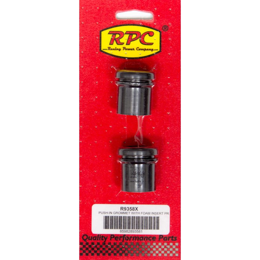 RACING POWER CO-PACKAGED RPCR9358X 1-1/4 OD x 1 ID Alum V/C Oil Baffle 2pk
